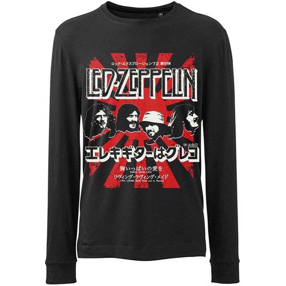 LED ZEPPELIN レッドツェッペリン (公式 映画公開 記念 ) - Japanese Burst / 長袖 / Tシャツ / メンズ - PGS